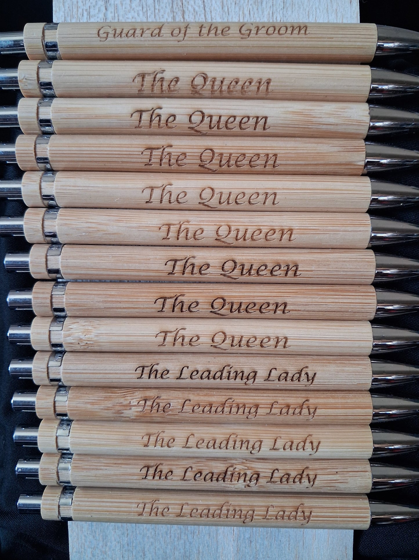 Custom Engraved Bamboo Pens | Personalized with Name, Business & More
