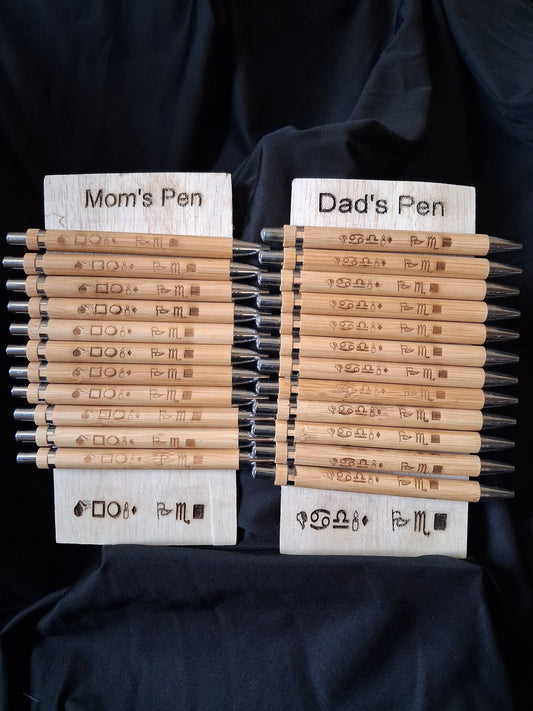 Custom Engraved Bamboo Pens | Personalized with Name, Business & More