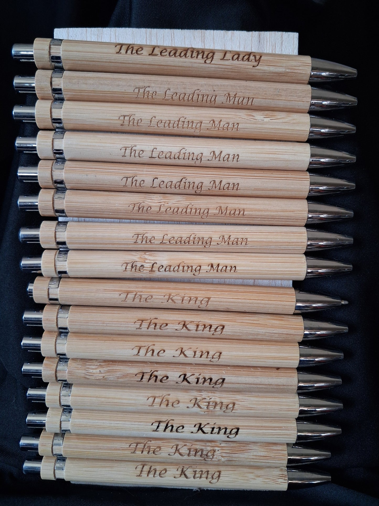 Custom Engraved Bamboo Pens | Personalized with Name, Business & More
