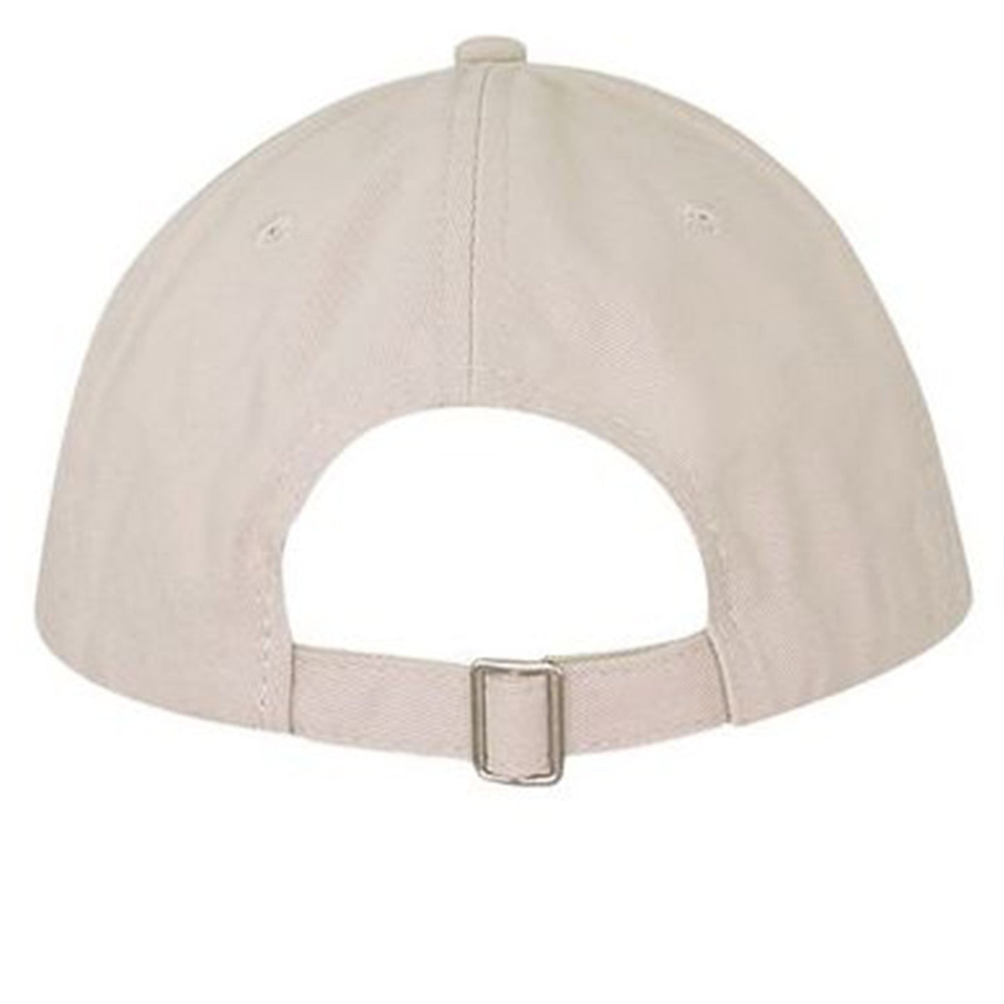 Stone BBQ cap back view with adjustable metal buckle strap