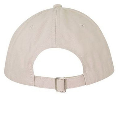 Stone BBQ cap back view with adjustable metal buckle strap