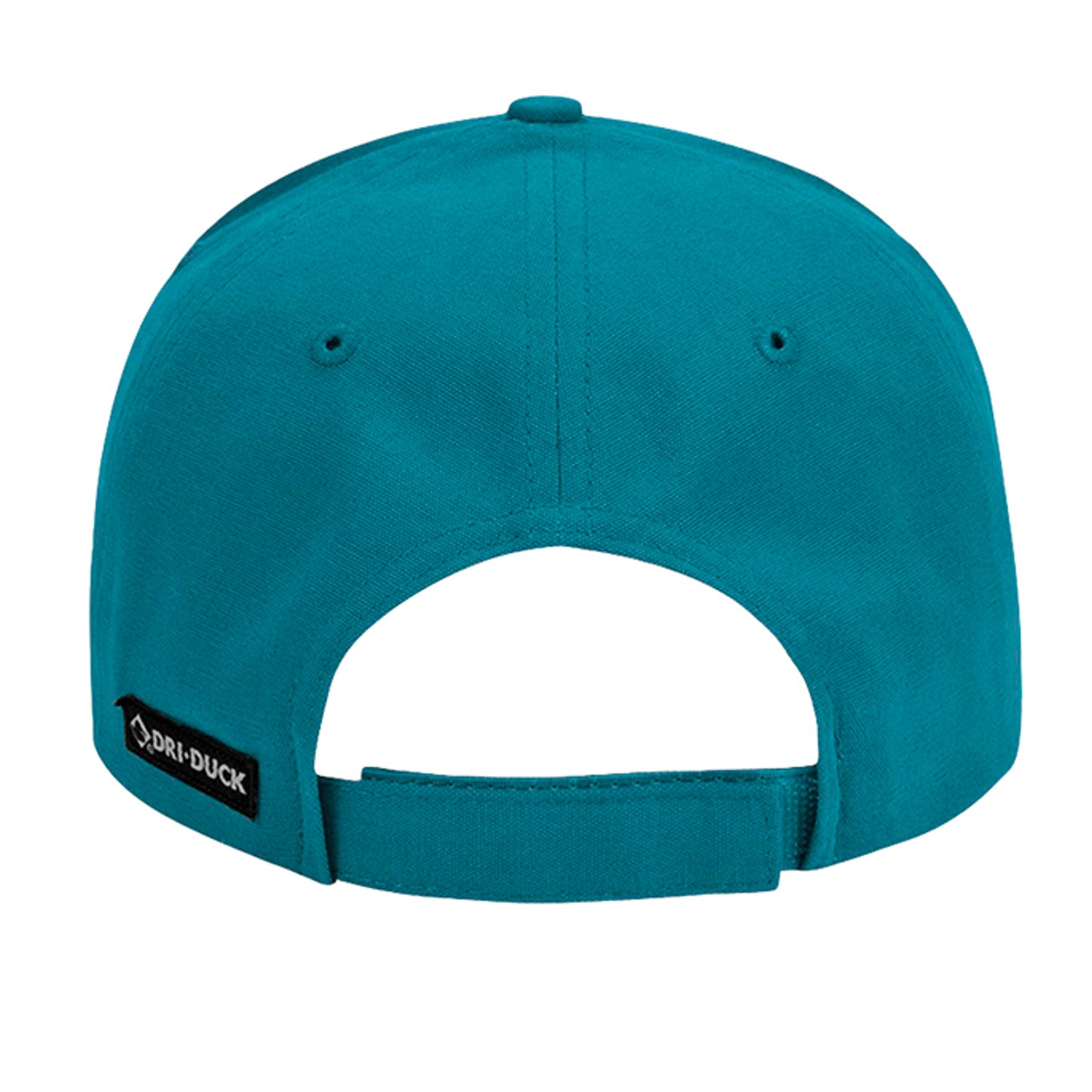 Slate blue Grill Sargent cap, back view with adjustable strap and curved brim